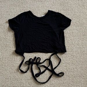 Black Women's Crop Top